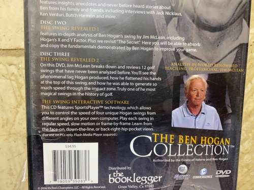 Ben Hogan Collection DVD with Bonus Swing Interactive Software