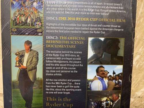 Brand new - Ryder Cup package DVD - collectable