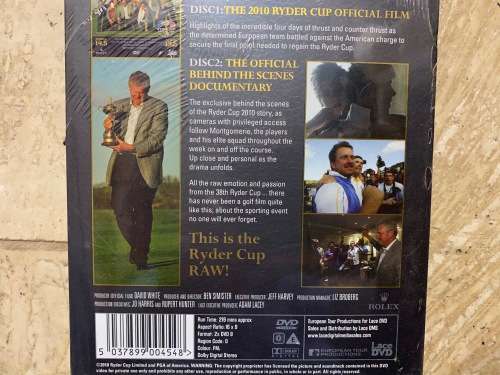 Brand new - Ryder Cup package DVD - collectable