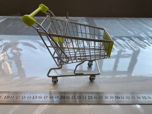 Lovely mini shopping trolley