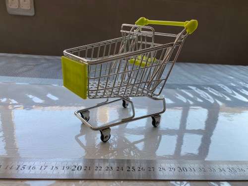 Lovely mini shopping trolley