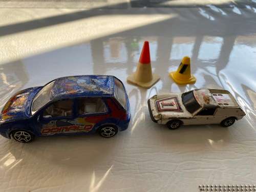 Vintage Burago and Matchbox Cars