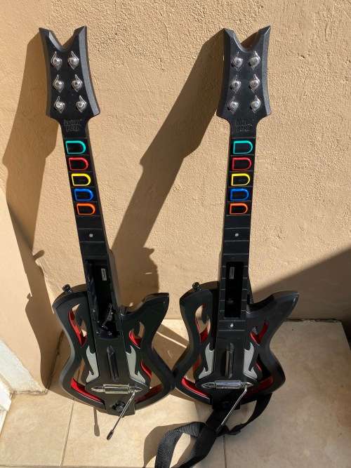 2 x wii guitars