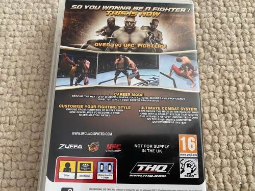 PSP Game UFC Undisputed