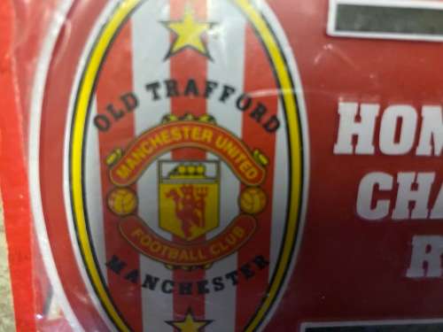 Fantastic Manchester United door sign