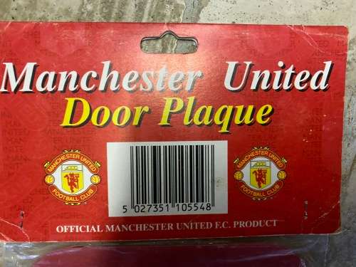 Fantastic Manchester United door sign