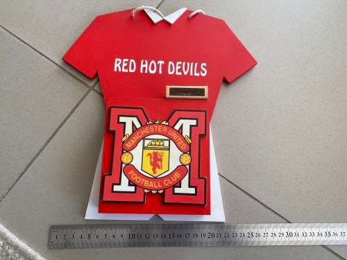 Manchester United Red Hot Devils Frame with Matchbox