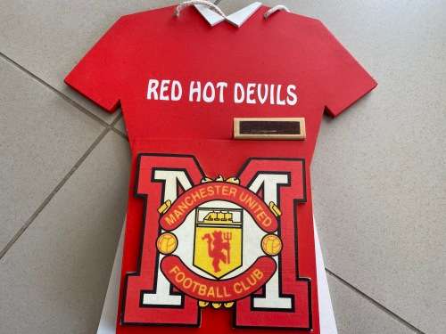 Manchester United Red Hot Devils Frame with Matchbox