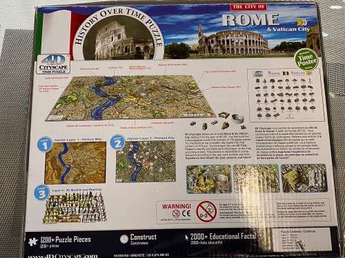 Rome 4d puzzle Brand New