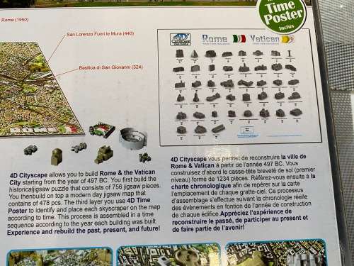 Rome 4d puzzle Brand New