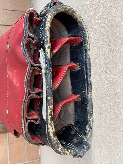 Vintage Golf Bag - lovely - Red and unusual