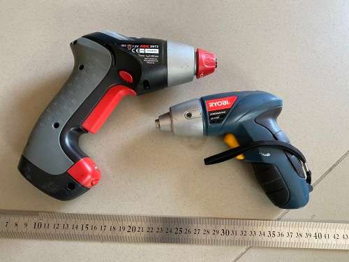 Screwdriver and Drill Gun - not tested - selling as spares