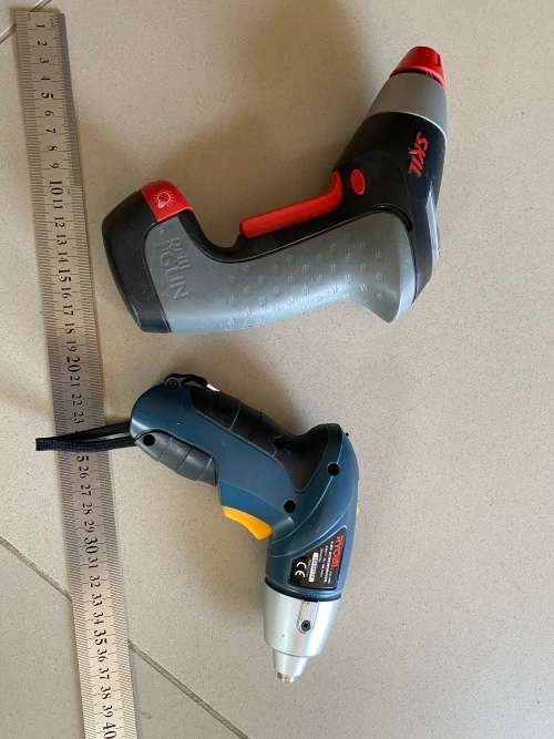 Screwdriver and Drill Gun - not tested - selling as spares