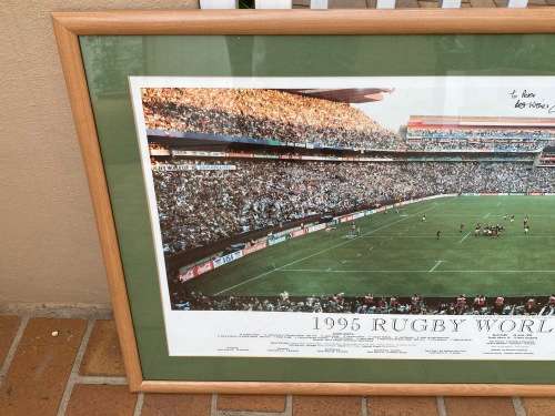 Fantastic find - Signed original by Joel Stransky - 1995 World Cup Final Frame