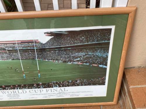 Fantastic find - Signed original by Joel Stransky - 1995 World Cup Final Frame