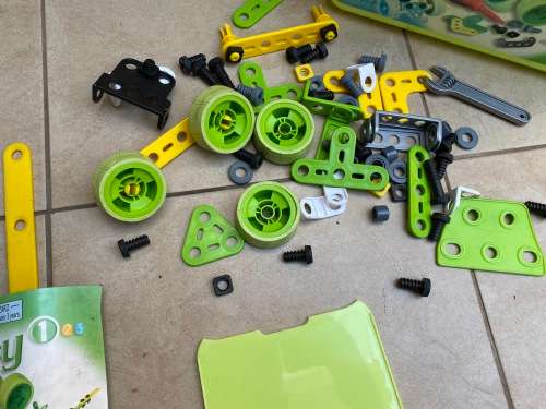 Meccano building for kids