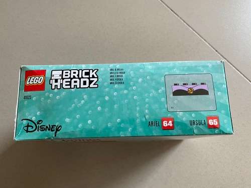 Brand new and Sealed Lego Heads - Ariel and Ursula