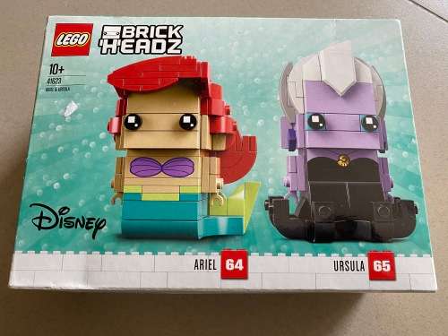Brand new and Sealed Lego Heads - Ariel and Ursula