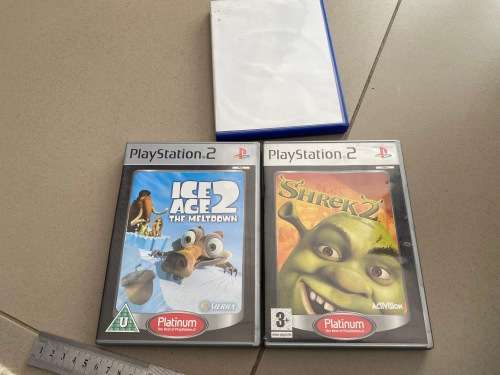 PS2 Game bundle x 3 - Ice Age 2, Happy Feet and Shrek