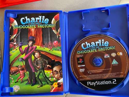 Ps2 Bundle Cheap - Lumines, Charlie and the Chocolate Factory and Buzz