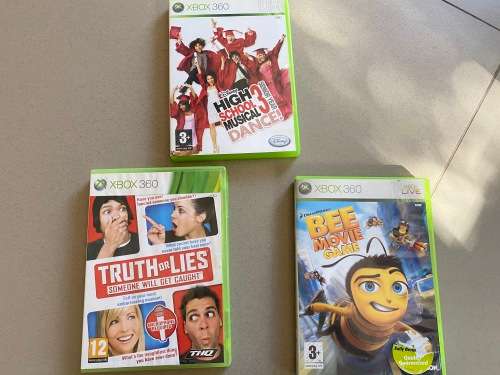 Xbox 360 Bundle x 3 games - CHEAP - BEE the movie, High School Musical and Truth or Lies