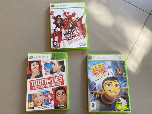 Xbox 360 Bundle x 3 games - CHEAP - BEE the movie, High School Musical and Truth or Lies