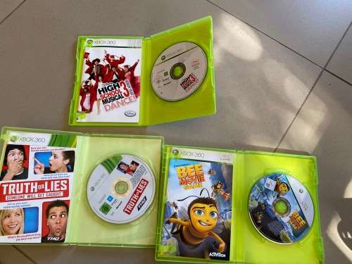 Xbox 360 Bundle x 3 games - CHEAP - BEE the movie, High School Musical and Truth or Lies