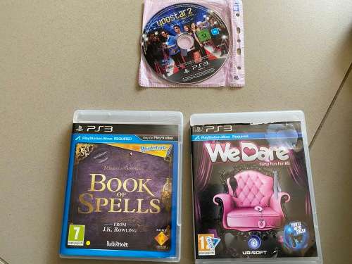 PS3 Bundle - We Dare, Book of Spells and Woostar