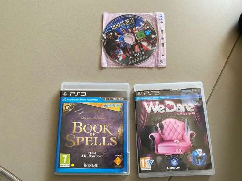 PS3 Bundle - We Dare, Book of Spells and Woostar