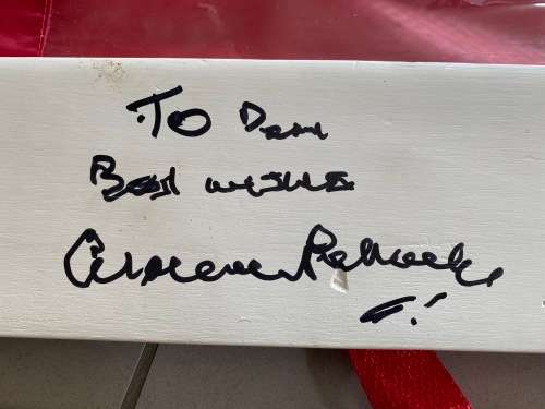 Original Graeme Pollock Signature on full bat - will be one of his last - special + very collectable