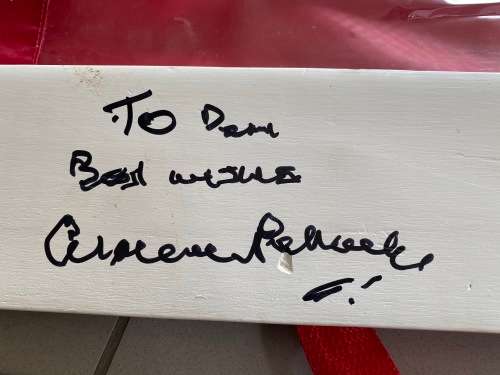 Original Graeme Pollock Signature on full bat - will be one of his last - special + very collectable