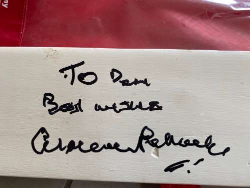 Original Graeme Pollock Signature on full bat - will be one of his last - special + very collectable