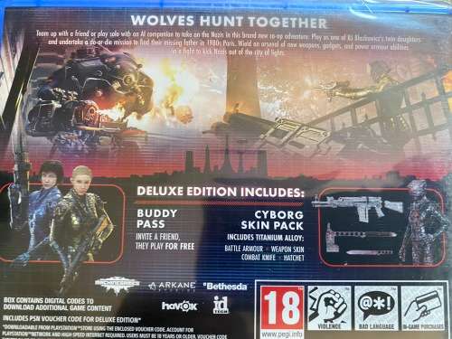 Brand New PS4 Wolfenstein Game