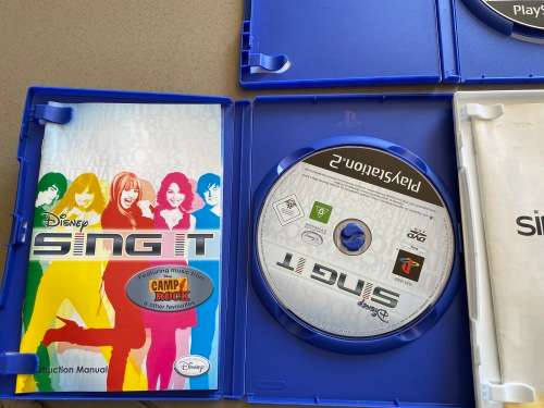 PS2 Games x 3 - High School Musical, Sing IT and Sing Star - Cheap