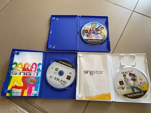 PS2 Games x 3 - High School Musical, Sing IT and Sing Star - Cheap