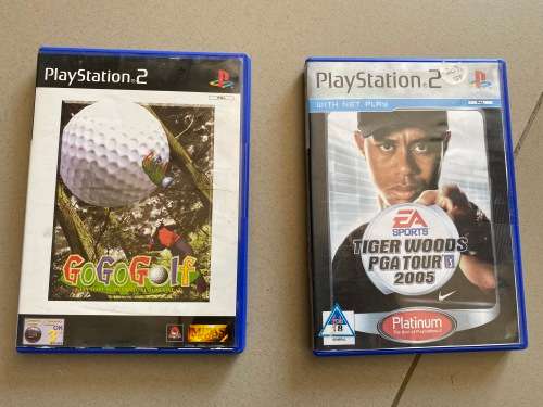 PS2 x 2 - Nice and Cheap - GoGo Golf and Tiger Woods Golf