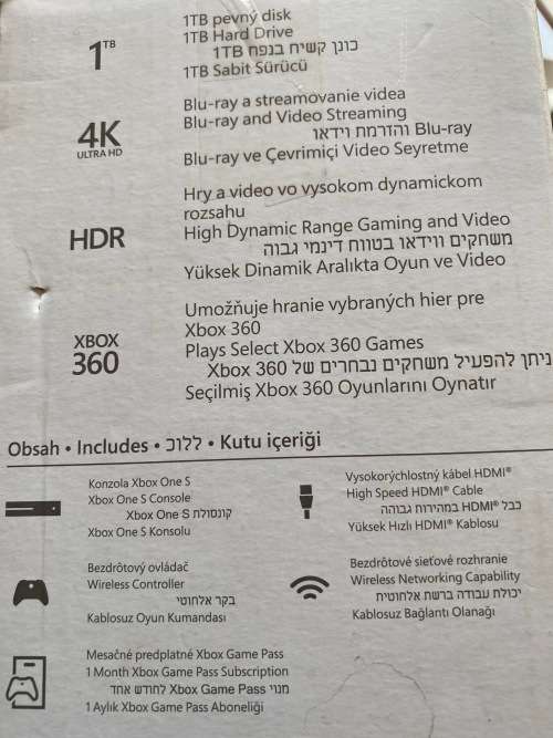 Brand new and sealed XBOX ONE S 1 T - nice