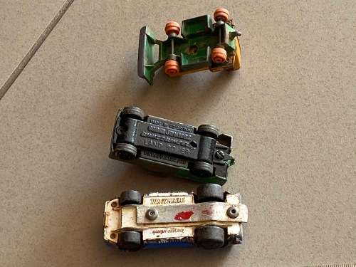 3 x vintage cars matchbox and corgi - excellent