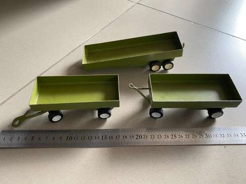 Amazing and heavy steel trailers - very nice - vintage and solid