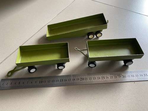 Amazing and heavy steel trailers - very nice - vintage and solid