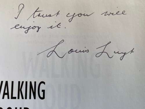 Original signed Louis Luyt Walking Proud Autobiography