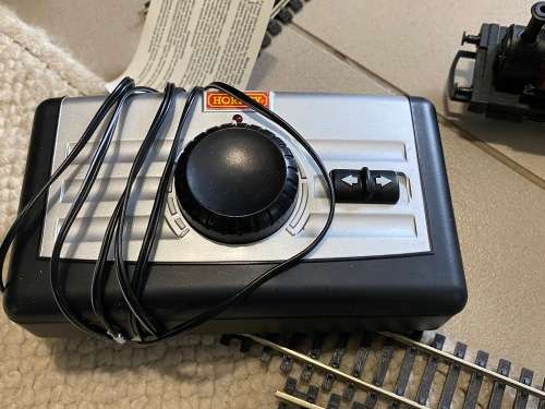 Hornby City Industrial Train set with Loco, tracks and power source etc. - nice