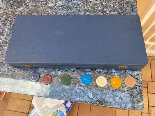 Vintage roulette chips - must have - collectable