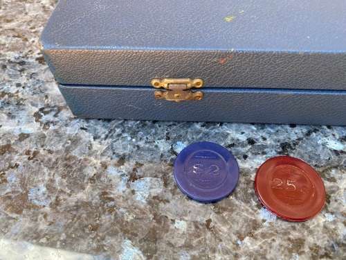 Vintage roulette chips - must have - collectable