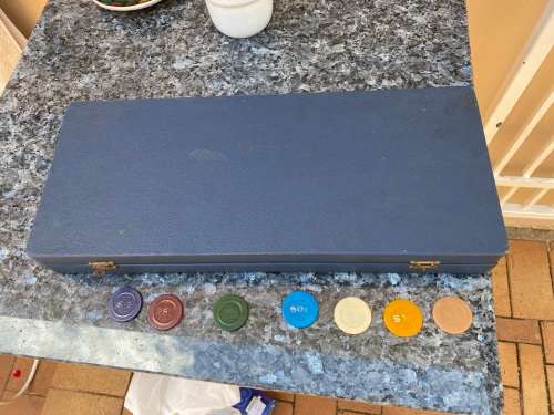 Vintage roulette chips - must have - collectable