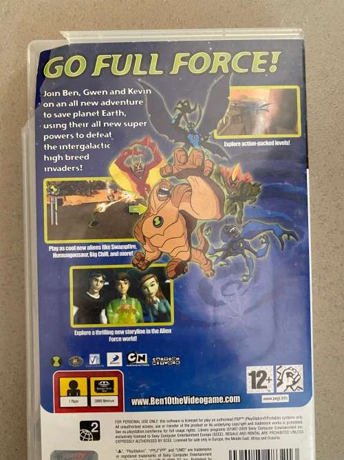 Ben 10 Alien Force - PSP Game - nice