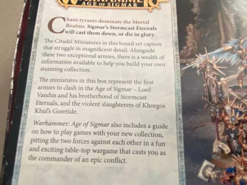 Warhammer game