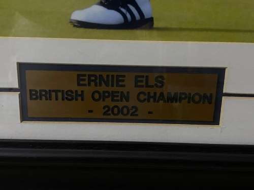 Original signed 2 SA Golf Legends - Ernie Els and Retief Goosen