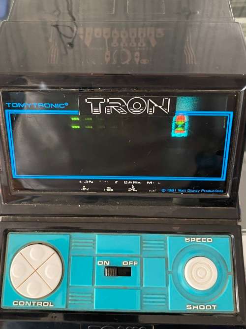 Tomy Tron game 1981 Vintage and Rare handheld - must have for collectors