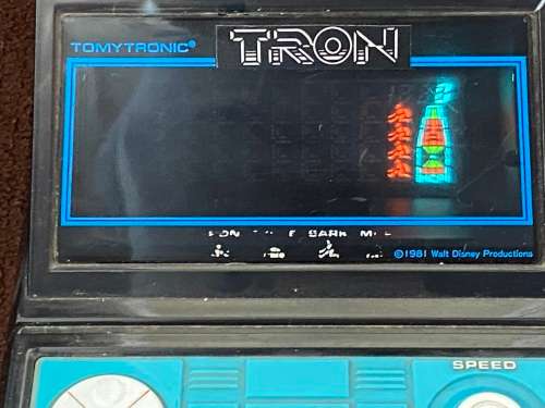Tomy Tron game 1981 Vintage and Rare handheld - must have for collectors